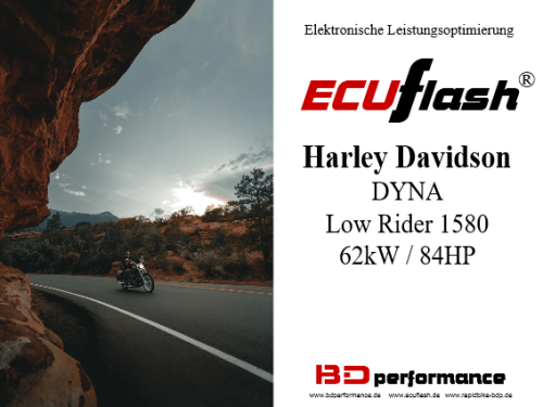 ECUflash - HD Dyna Low Rider 1580 - 62kW/84HP