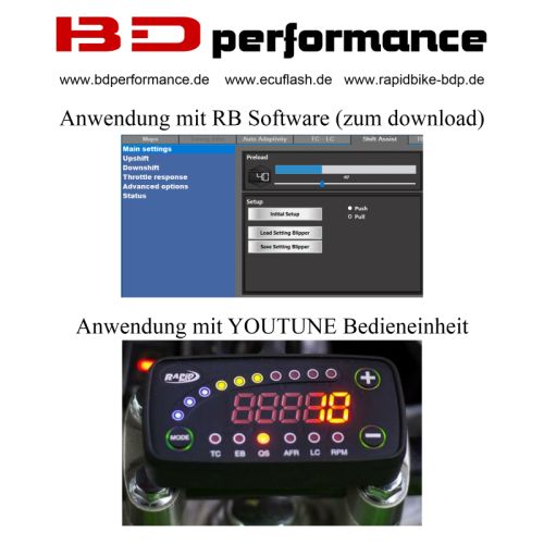 RB Up/Down Shift in Verbindung mit EVO oder RACING Modul
