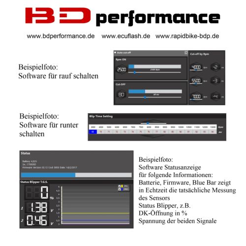 RB Up/Down Shift in Verbindung mit EVO oder RACING Modul