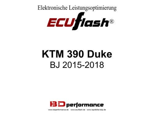 ECUflash KTM 390 Duke BJ 2015-2018 Euro 3 - siehe Details