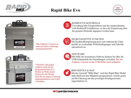 RB EVO EXKLUSIV KTM 390 RC BJ 22-26 RB EVO EXKLUSIV KTM 390 RC BJ 22-26
