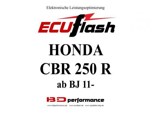 ECUflash Honda CBR 250R BJ 11-17