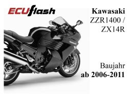 ECUflash KAW ZZR1400 - ZX14R - BJ 2006-2011
